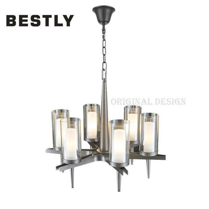 Съвременни полилей с матирано стъкло нюанси